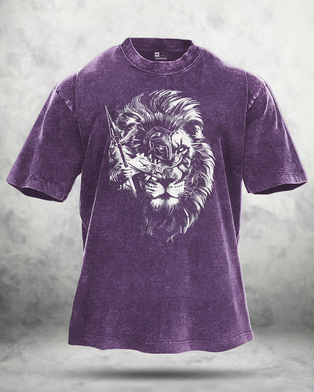 Spartan Lion Washed T-Shirt