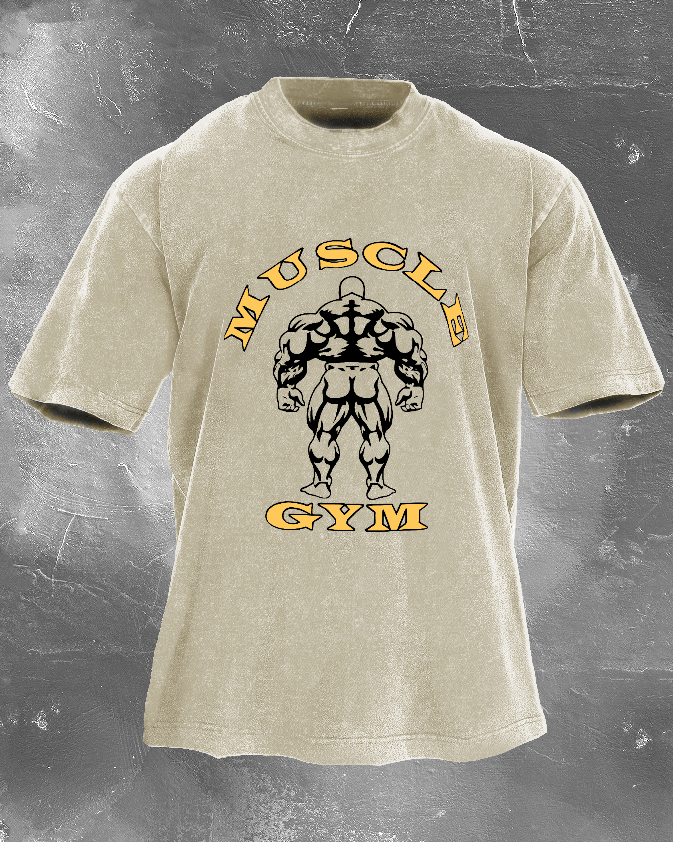 Muscle Gym Washed T-Shirt
