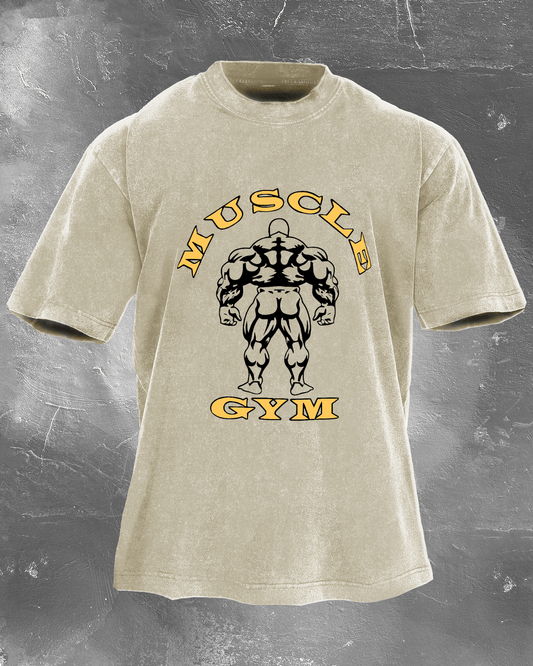 Muscle Gym Washed T-Shirt